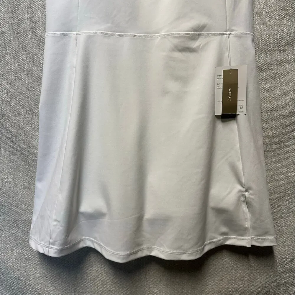 NWT J. Crew Active White Dress with Shorts Medium Tennis Workout - Picture 5 of 8